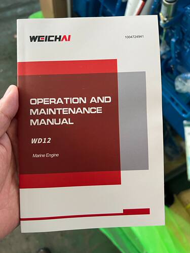 潍柴动力WD12C400-21船用柴油机 船用主推柴油机 潍柴船机