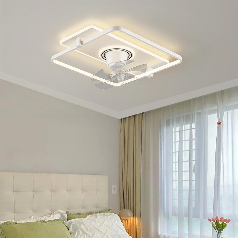 新吸款客厅卧室顶灯风扇2090扇灯简约现代摇头电一体房间具灯全屋