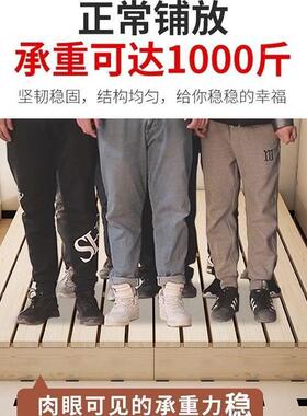 实木床简约出租双房落地矮床骨架子床人日式榻榻DCJ米床卧室床架