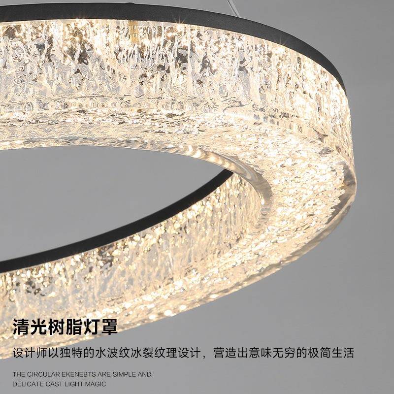 餐意式厅吊灯现代轻奢简约厅吊灯极简552客全光护眼别谱墅客厅灯