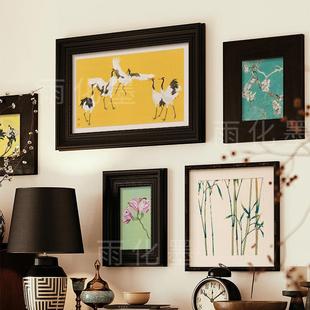 法式中古客厅组合装饰床画南洋挂YZ202408画艺风入户玄关壁画卧室