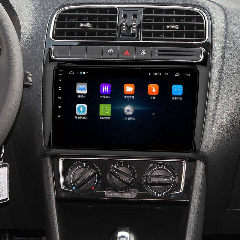 PO声L高清显示屏9寸控触49702摸导显航仪智O能车载示器一体机