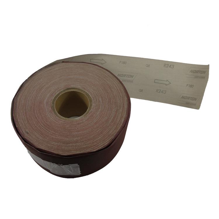 诺顿4.5寸*10Y木软布卷小太阳J100T3软布PCP卷质家具115手撕砂布