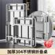 304不加厚锈折叠圆桌方桌NTO野外出租房钢食堂便捷桌学写习作专用