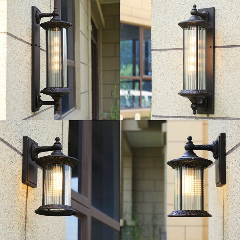 LED户外灯防水洗墙灯长条壁灯Wall light室外复古壁灯墙灯庭院灯