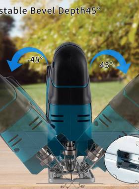 新品电充电式曲MLJ线锯电锂木切割锯功能木工动单手多锯三挡调节