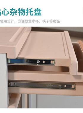 养老院多功能床柜柜ABS加厚带抽屉床头诊收73038所床边文件储头存