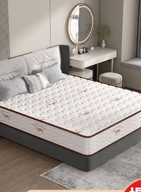 弹垫簧床经型软IQL硬两用20cm厚1.5米1.8m乳椰棕胶租房济家用