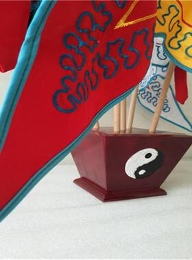 五龙旗色座旗五营旗五方旗旗齿边小号五底座太极斗伸缩旗杆道令旗