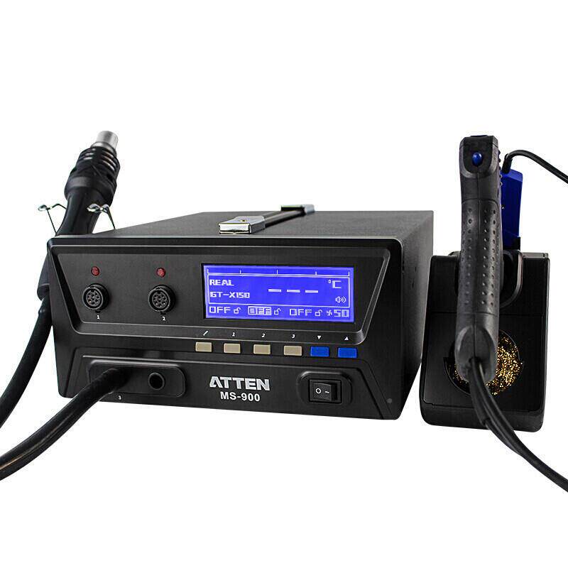 ATEN安镊泰信MS-9WRPT00焊台热风拆台电子吸焊锡器四合一维修系统