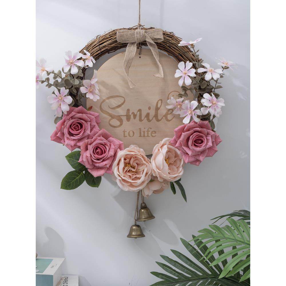 创祁桦制造工意花环挂饰花装挂件客厅墙壁装饰店饰铺迎入户门墙面,家居饰品,壁饰,淘宝优惠券,粉丝福利购,淘宝优惠卷