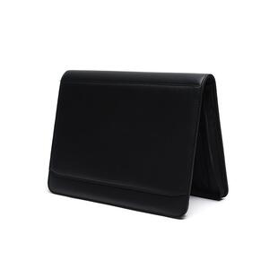 活A4文件本夹皮质商务咨询客服页笔记办多功能手提拉链包计算器拉