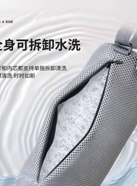 4D空气维汽车F78T69J7透头枕纤椅护颈车载枕头运座动版车用偏硬气