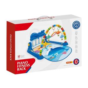 婴儿乐健身器宝宝音201多功脚踏钢琴爬行垫能跨境亚架马逊玩具