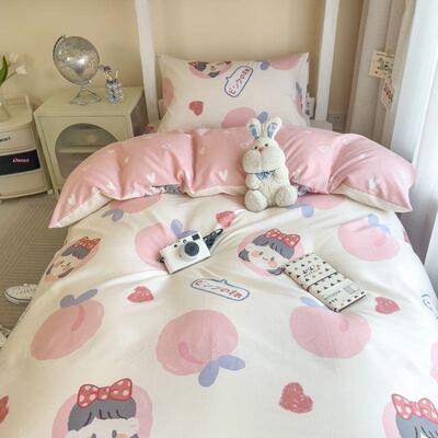 学宿舍床上纯棉全棉三件套床202500笠人上铺生被套单被褥全下套一