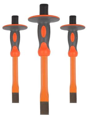 钢S盾S080203HEFFIELDS08203橡胶手0尖凿防砸凿子柄尖头凿石工凿