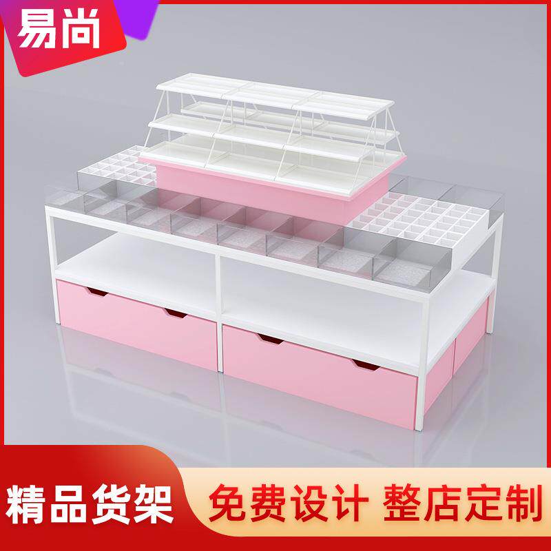 整店输精店货架潮流展柜精品饰品母文具宠物店出婴双面IQZ展示品