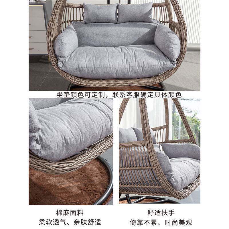 鸟网红秋千双人吊篮巢懒人小沙发用阳台家休闲人吊单床PEG秋千摇