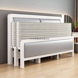 家折叠床双人床艺出租屋简易用床办室午休床宿舍硬公板al123床铁