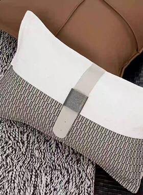 样板房客枕厅抱枕奢约现UGO代软装沙发靠垫简方样板间酒店轻抱枕