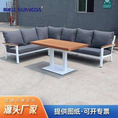 室外露天阳台竹材沙发组合别墅民宿庭院花园休闲沙发