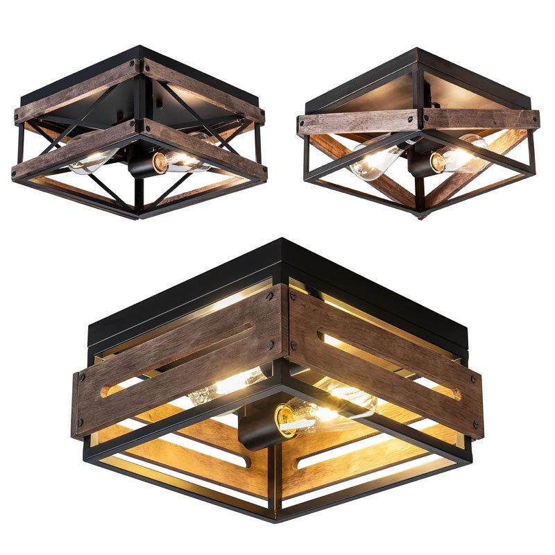 美式吸顶灯复古氛围装饰灯乡村工业风顶灯新款玄关阳台走廊过道灯,电子元器件市场,其它元器件,淘宝优惠券,粉丝福利购,淘宝优惠卷