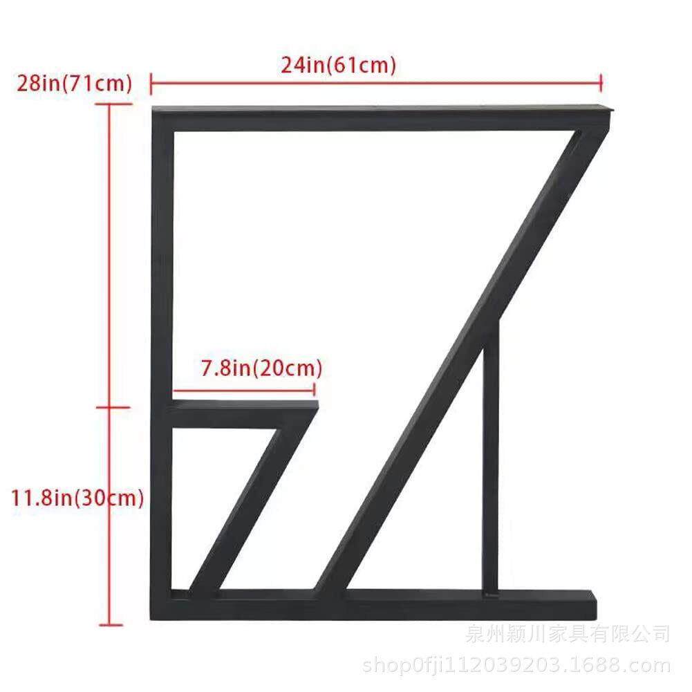 跨境简约铁艺桌腿桌脚支架金属桌脚桌腿金办属公桌桌面餐支腿1024