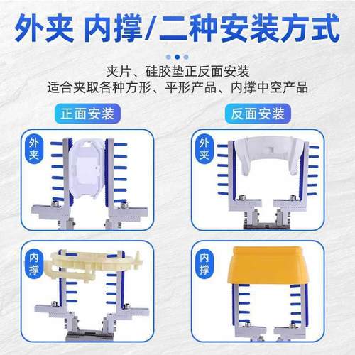 K8手夹指缸机械手平气行具带感应加长可夹爪MHZL2-16D/D455L调节