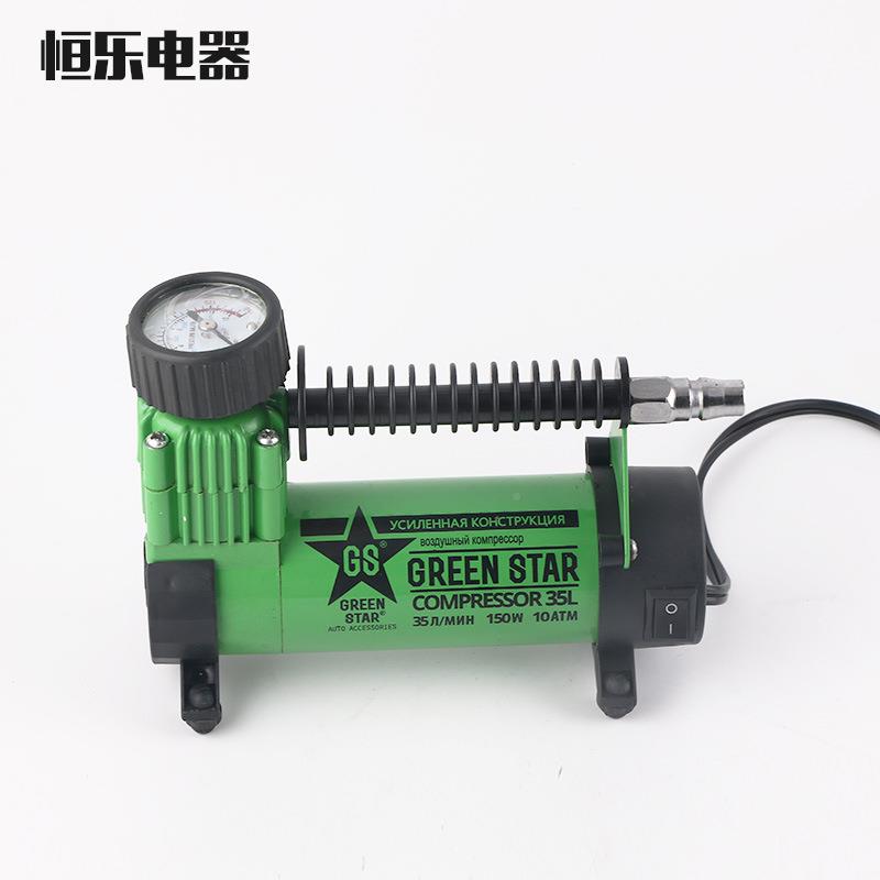 车载单杠气泵单缸汽泵车用轮胎打气12V充携金JZS属电动便应急工具