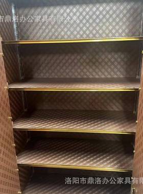 厂保险柜1箱米81.8M对开对门咖色全钢家用办公开防盗指纹密码保管