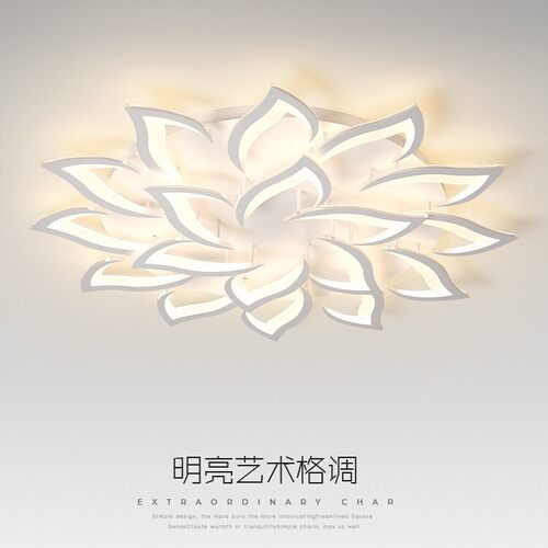 客厅灯简约现代大气主灯新款大厅灯花型设计师创意家用卧室吸顶灯