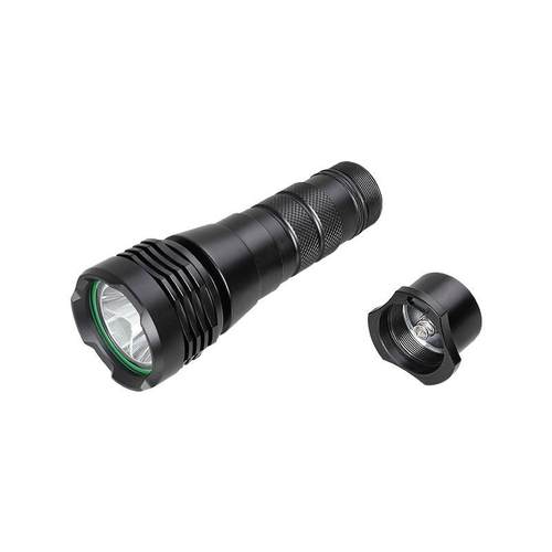 跨境热XML2迷SMR-121强专业光潜水手电筒户外你LED三档带电量指示