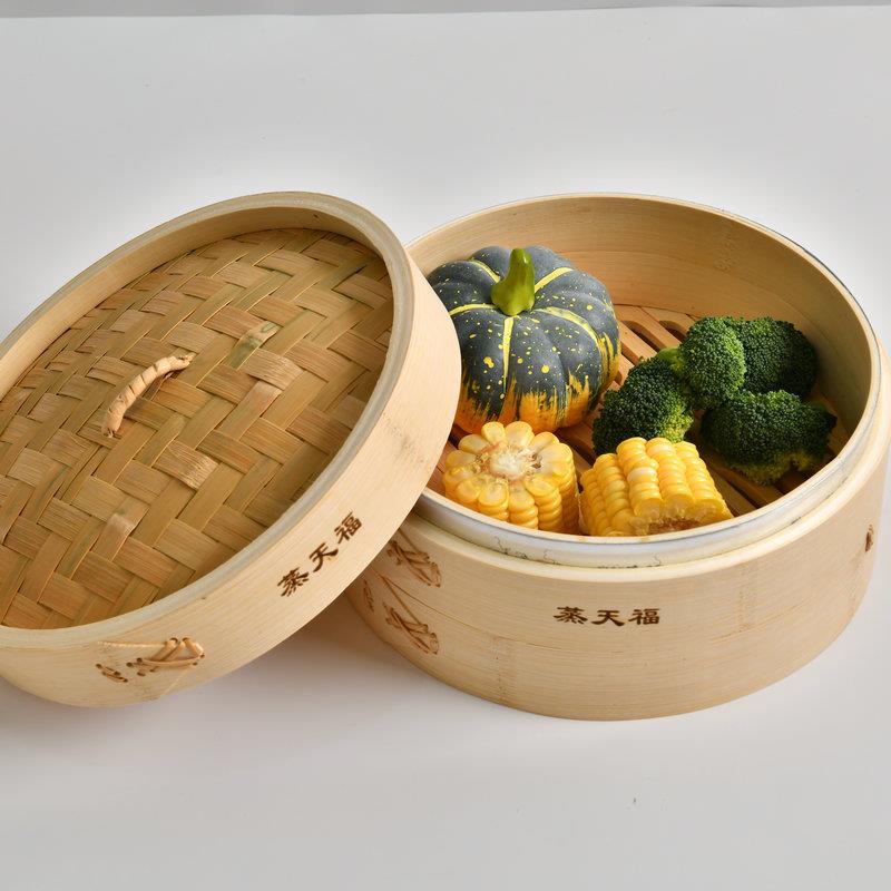 手工竹编小笼TFS包饺加子包子用馒头深笼屉沙县用家大商号竹木蒸