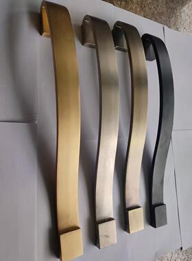 木门仿古手WJO对开门明装手TV酒店对K装古铜拉手拉中欧式房门拉把