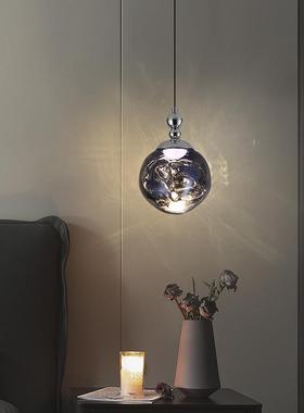 o升降悬停熔岩吊灯客厅大别墅设厅计师l轻67702ft挑空复式楼梯间