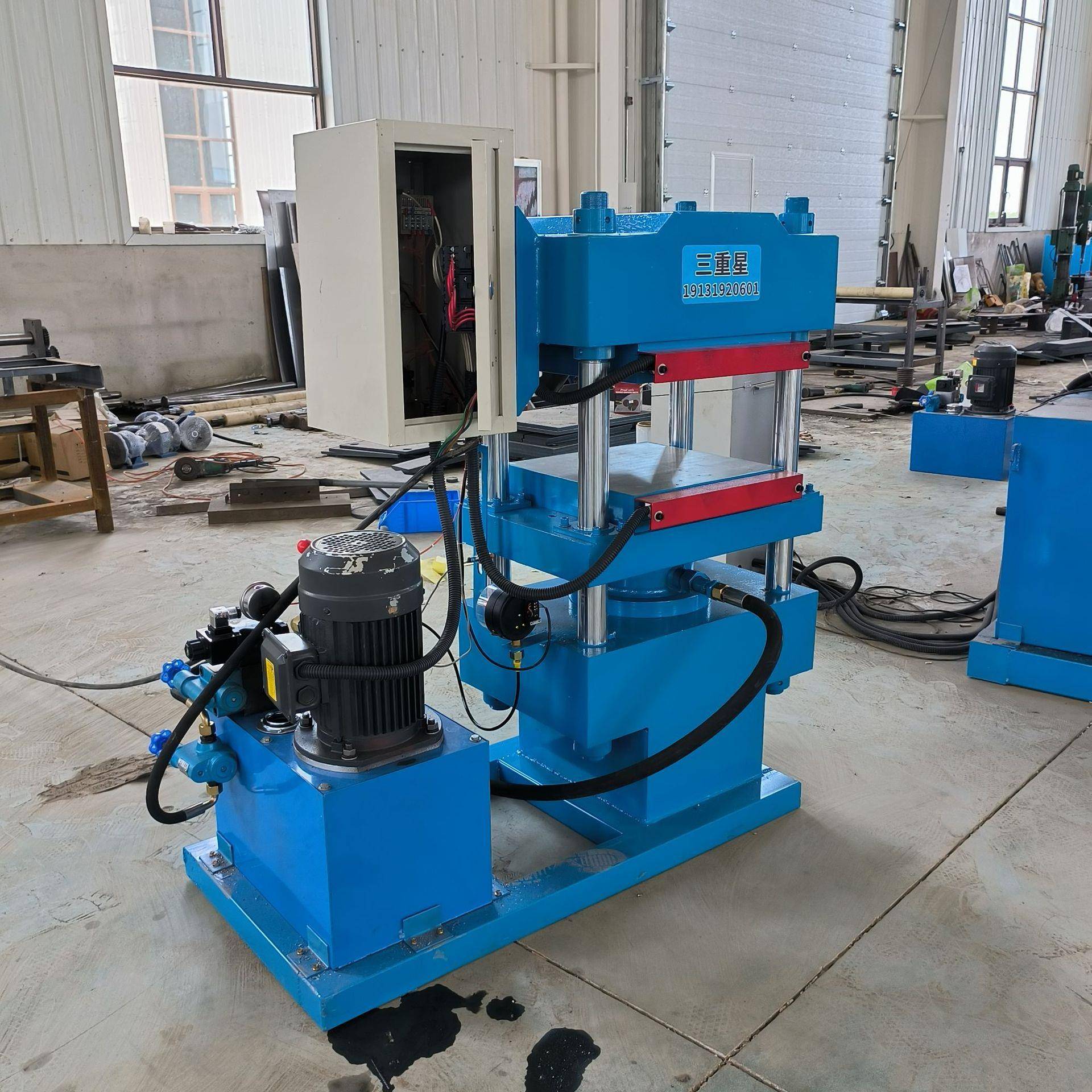 15T硫化机1000*0mm加150T热板0橡胶硫09化机平板热压机