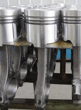 CE风冷柴油活塞机连495/4100/4102柴油发电机曲轴连杆配组杆件