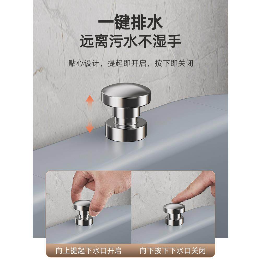 拖把池阳台户外拖池布厕所脚827卫生间拖把桶高盆家用落地式墩洗