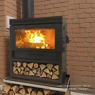 025款真火燃木壁炉柴木柴2火家用取暖客厅农村民新942宿装饰取暖