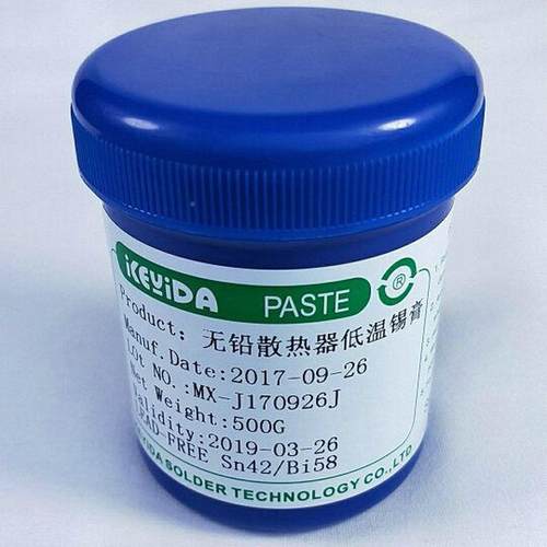 无SN42BI58铅低温温锡膏SN24BI5低8SMET锡浆LD免洗焊锡膏