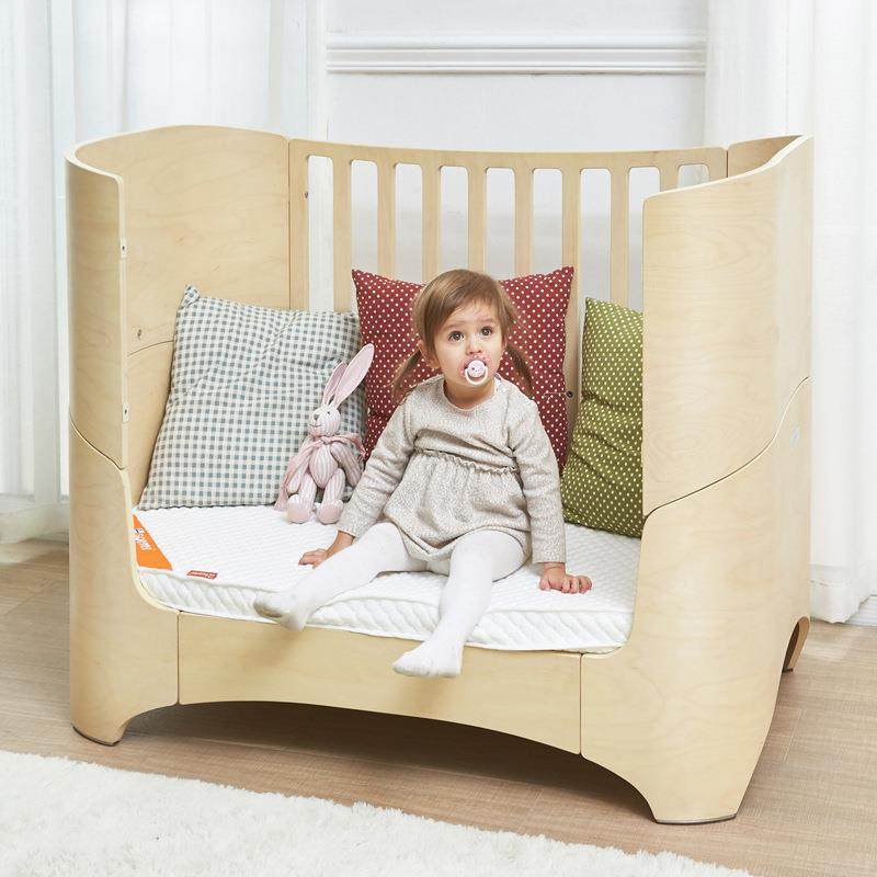 soerr曲施乐多功能婴童长床高档原实木474e艺术成婴儿床时尚弯木K