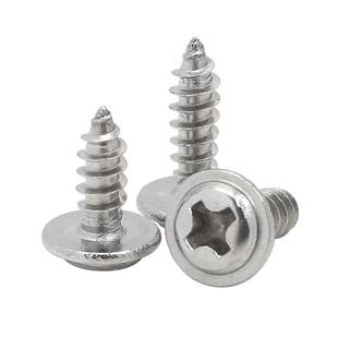 圆头带垫自螺3丝 4P攻622WA盘头带介自攻螺钉介1子螺丝