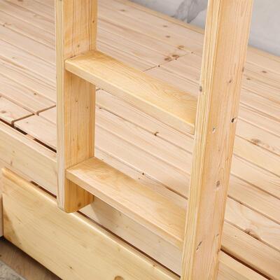 下上床实木双层床员IYB上工两层床高低床成床人下铺学生宿舍加厚