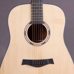 角41寸正桶民谣吉他比哑光云杉沙利圆木无标200M乐吉他无标学生入