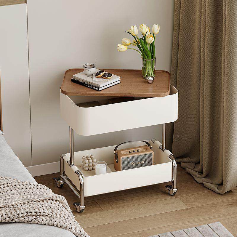 油NNR风沙边发几可移推动奶茶几小车置物架客厅2025新款床头桌子