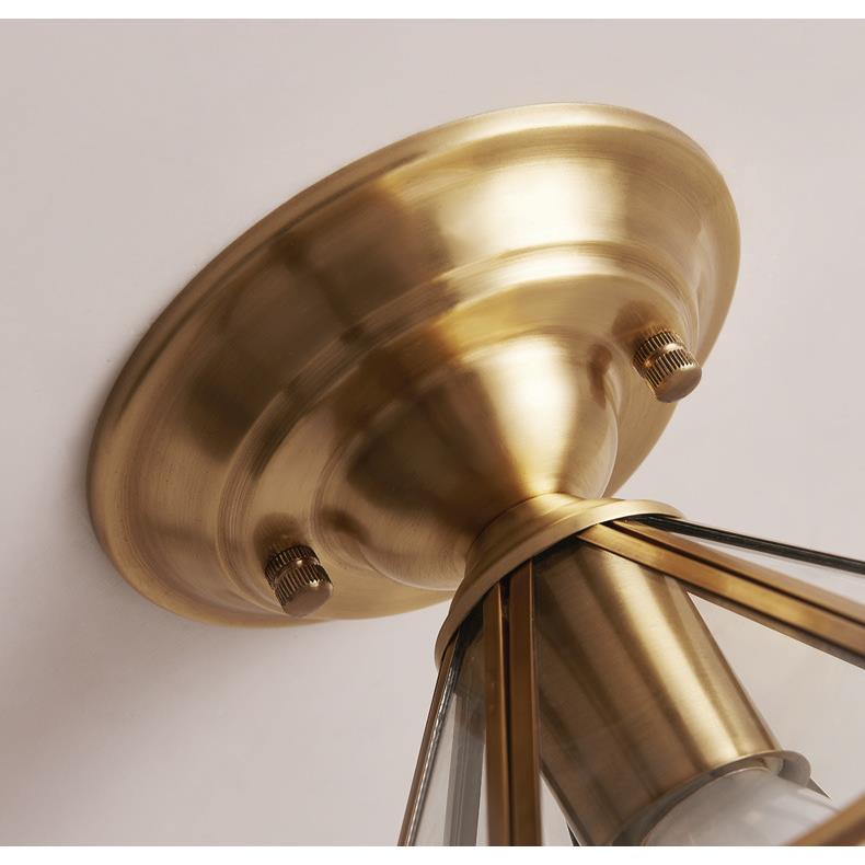 厂家吸直供欧式全过铜顶灯TS306道关阳台玄铜灯具led吸顶灯客厅卧