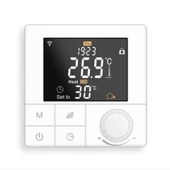 按键旋钮款智能地暖水暖温控器开关周编程R8N.703