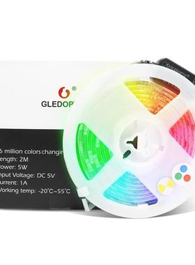 ZigBee3.0RGBCCT5V迷你灯带控制器套装USB接口APP语音控制