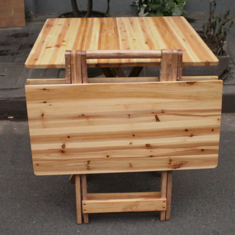 折叠桌/实木桌/便携桌子/桌子/实木杉木餐桌 / 方桌