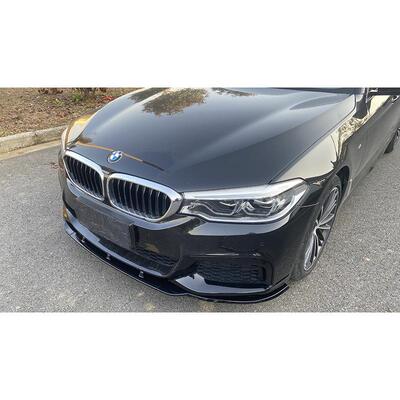 适用于18-20宝马5系G30G38改装5段前唇车身改装小包围尾翼杠前杠